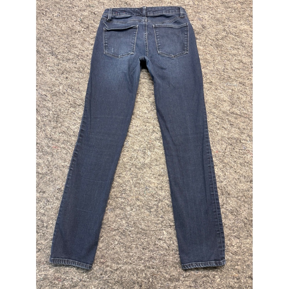 Talbots Flawless Five-Pocket Straight Leg Jeans Dark Wash Blue Denim Size 0 - Picture 11 of 12
